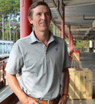 Albatross Polo - Heather Monument Albatross Polo-How Cute is That? Boutique