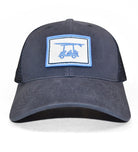 Bald Head Blues Trucker Hat - Navy-How Cute is That? Boutique