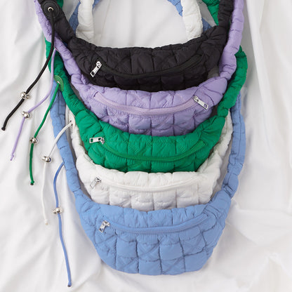 Quilted Puffer Crossbody Bag