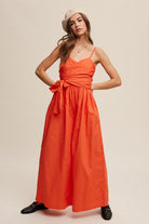 Wrap Around Wide Pant Jumpsuit-How Cute is That? Boutique
