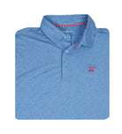 Albatross Polo - Heather Regatta (Blue)-How Cute is That? Boutique