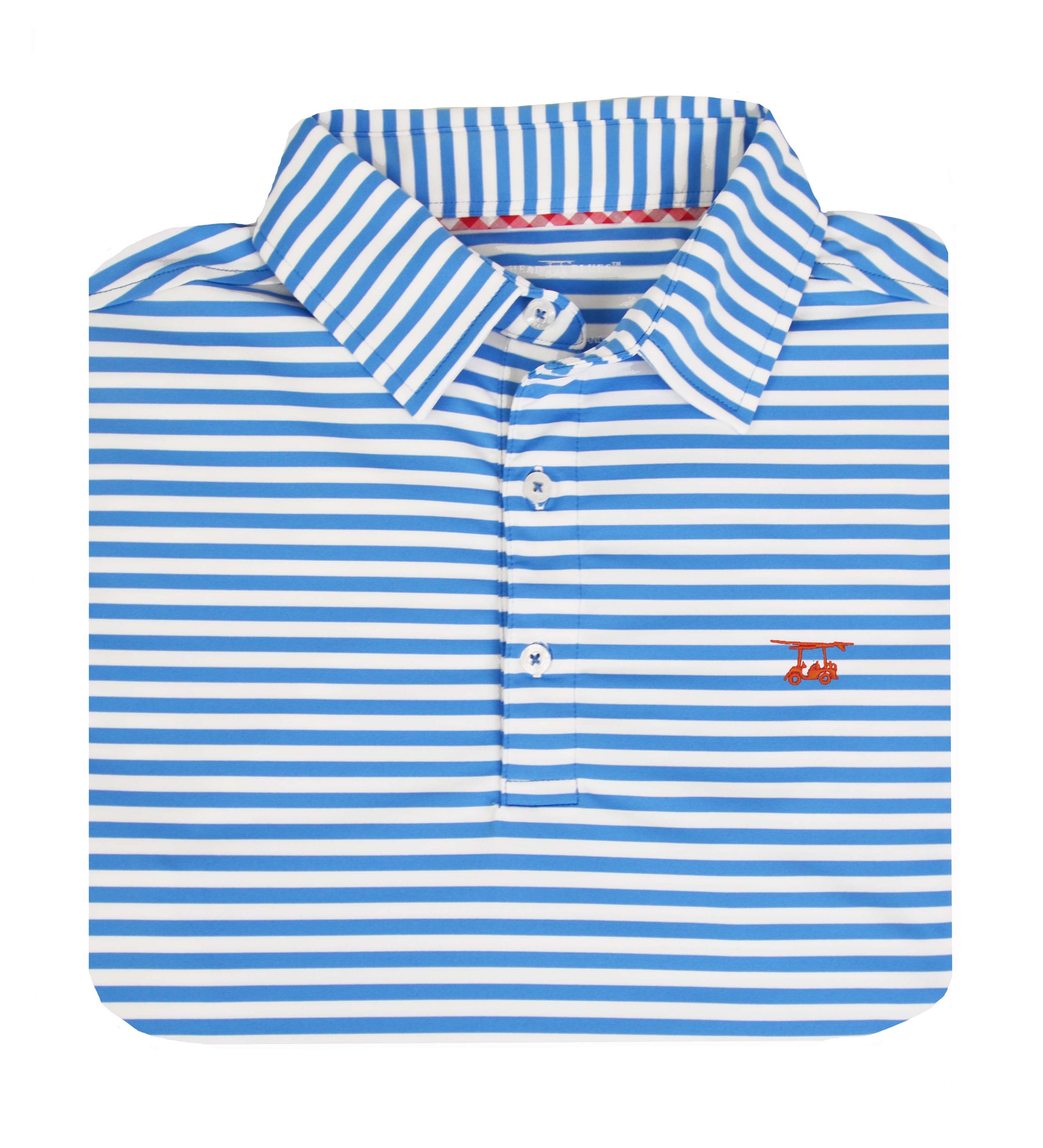 Albatross Polo -Regatta/White Wide Stripe-How Cute is That? Boutique