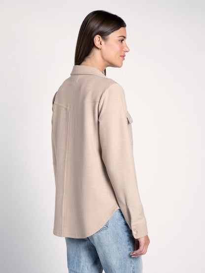 RYLAN SHIRT in Sand washed Tan