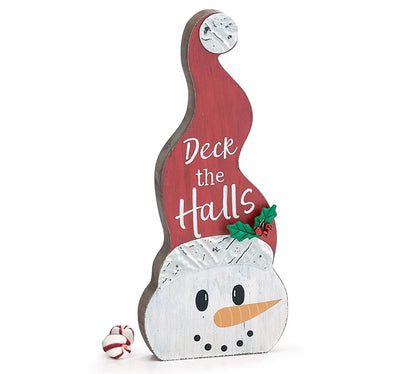 REVERSIBLE GHOST/SNOWMAN SHELF SITTER