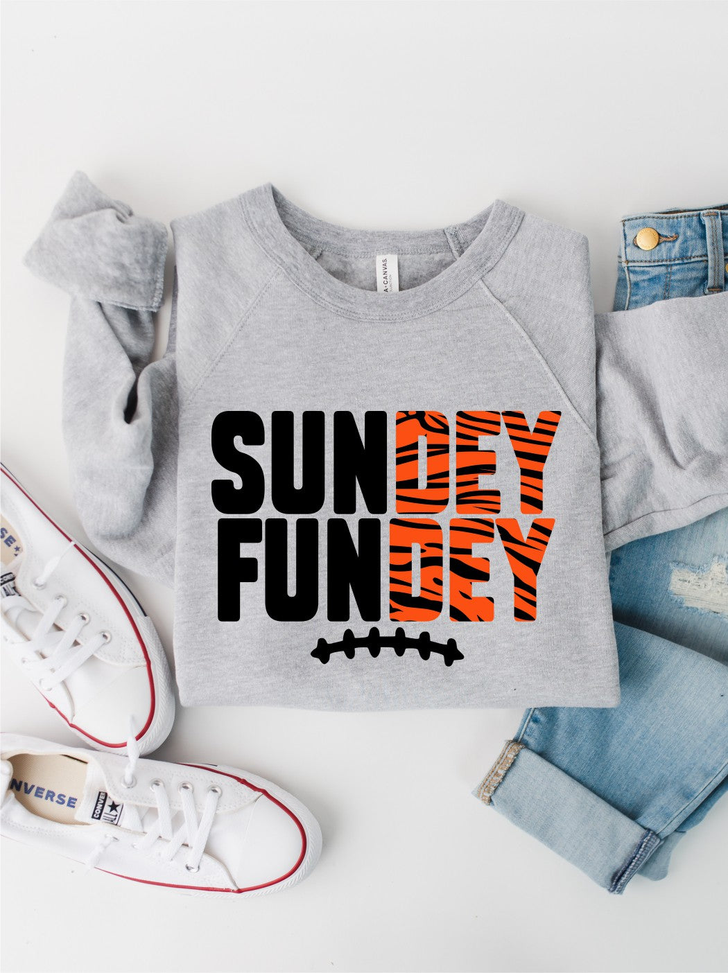 Sundey Fundey Sweatshirt-How Cute is That? Boutique