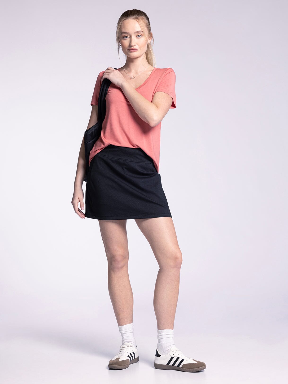 Tatiana Tee in Coral Rose-How Cute is That? Boutique