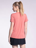 Tatiana Tee in Coral Rose-How Cute is That? Boutique