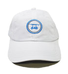 Bald Head Blues Performance Hat - White-How Cute is That? Boutique