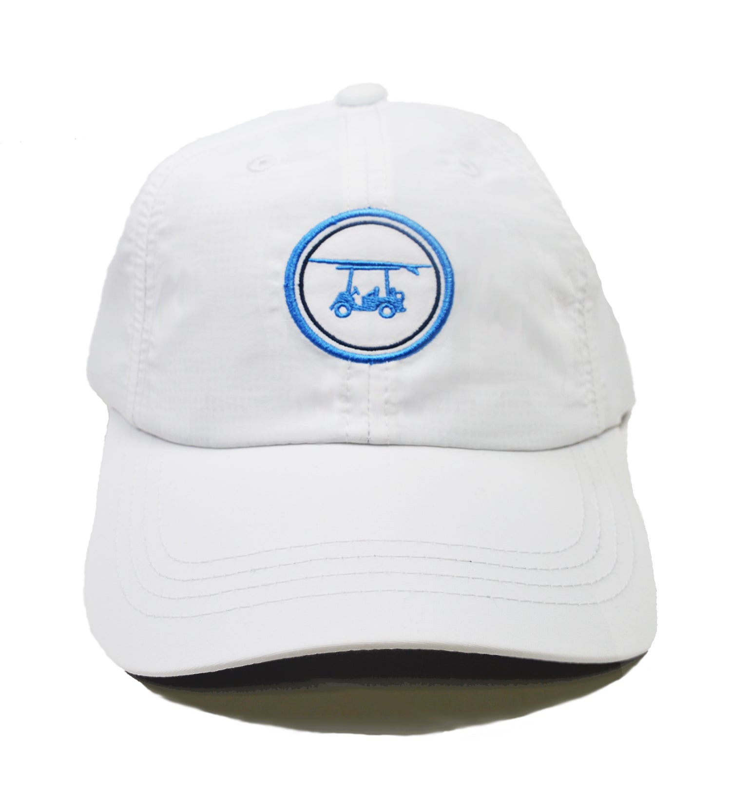 Bald Head Blues Performance Hat - White-How Cute is That? Boutique