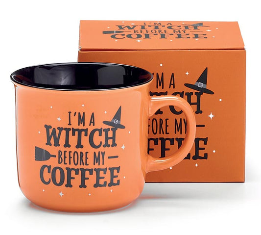 HALLOWEEN MUG I'M A WITCH BEFORE COFFEE