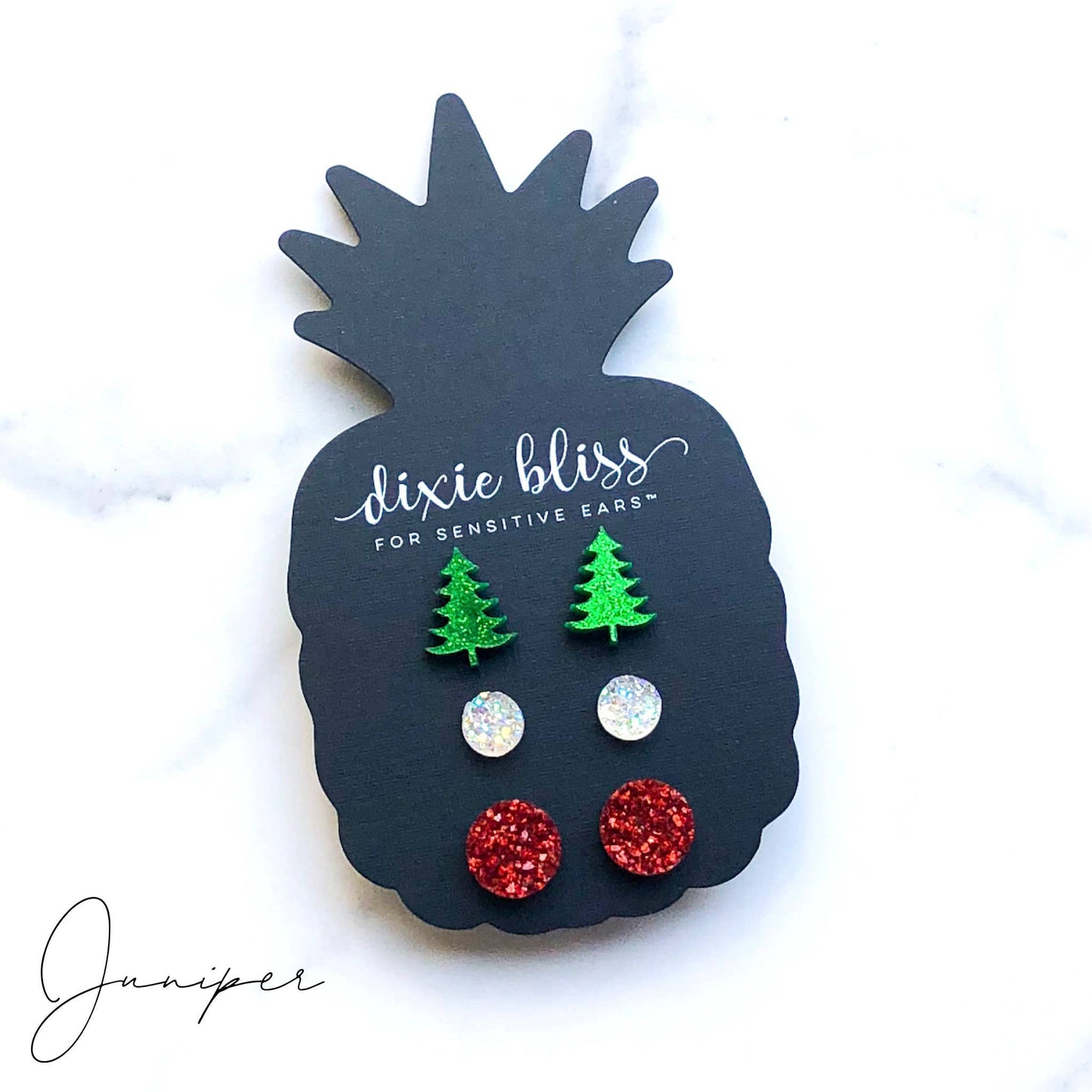 Juniper Earrings- Set of 3 Christmas Earrings