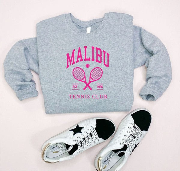 Malibu Tennis Club Cozy Crewneck Sweatshirt
