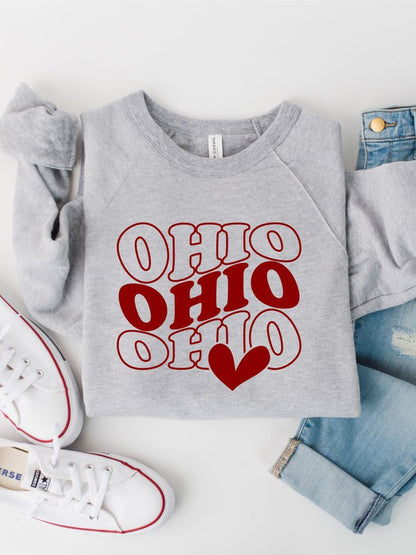 Groovy Ohio Cozy Crewneck Sweatshirt