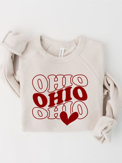 Groovy Ohio Cozy Crewneck Sweatshirt