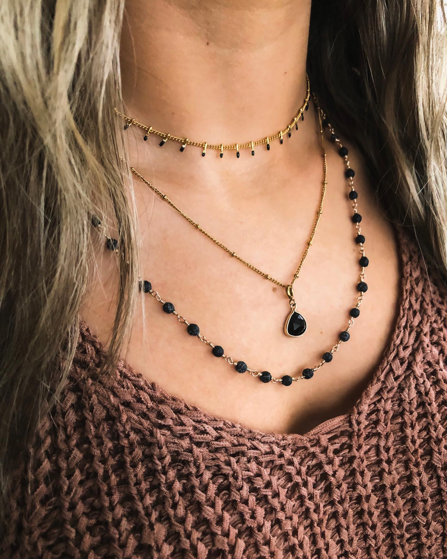 Gold STELLA NECKLACE-How Cute is That? Boutique