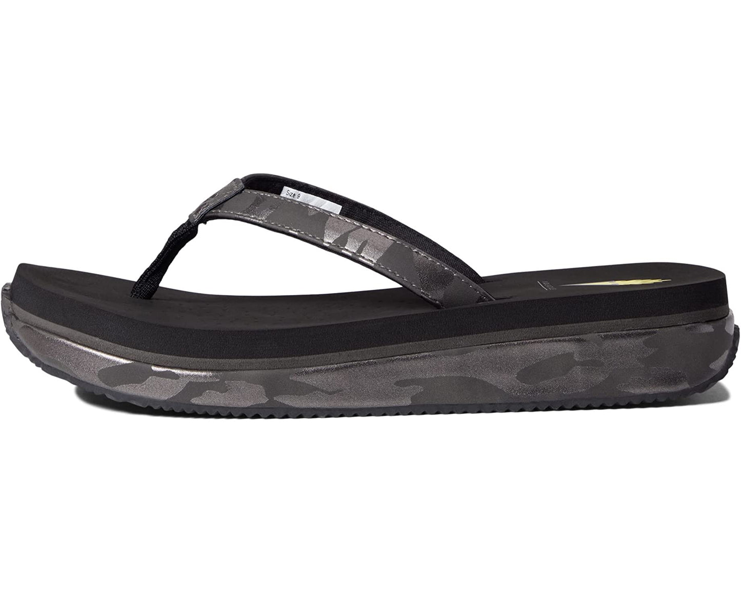 Volatile Untamed Sandal in Black Camo