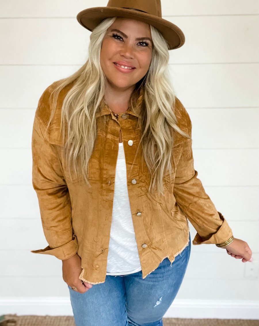 COLBIE CORDUROY SHACKET