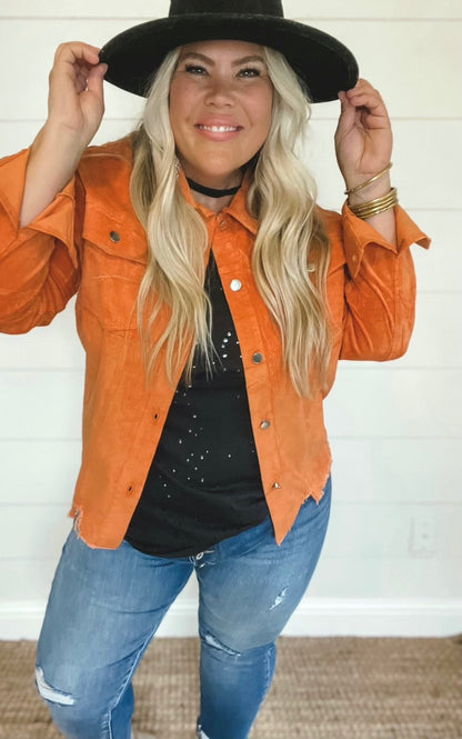 COLBIE CORDUROY SHACKET