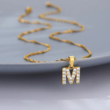 JILLIAN LETTER NECKLACE SET