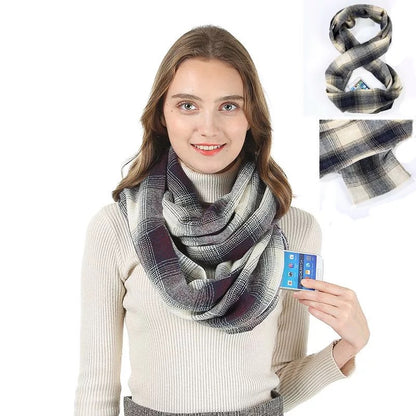 Infinity Scarf with Zipper Pocket