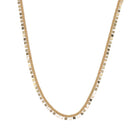 DOTTED SQUARE CHAIN CHOKER GOLD NECKLACE-How Cute is That? Boutique