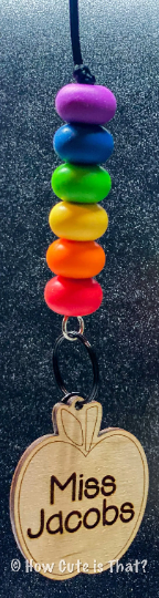 RAINBOW TEACHER LANYARDS-How Cute is That? Boutique