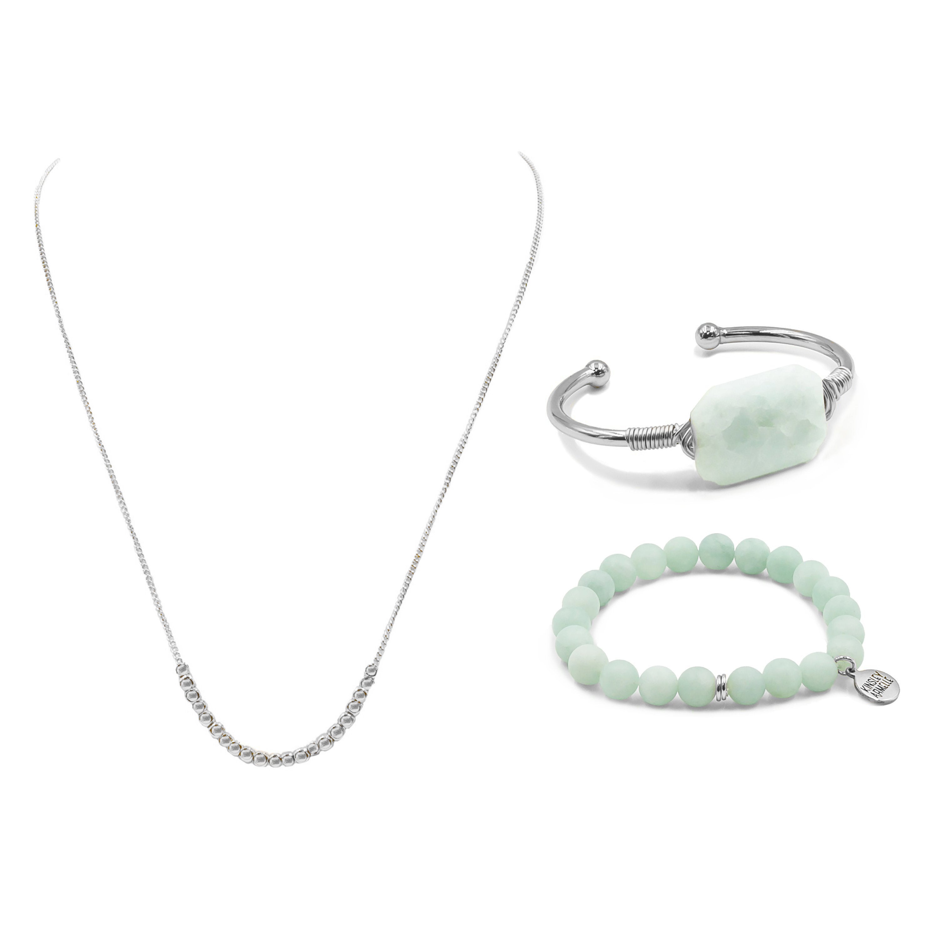 Goddess Collection - Silver Crush Necklace-How Cute is That? Boutique