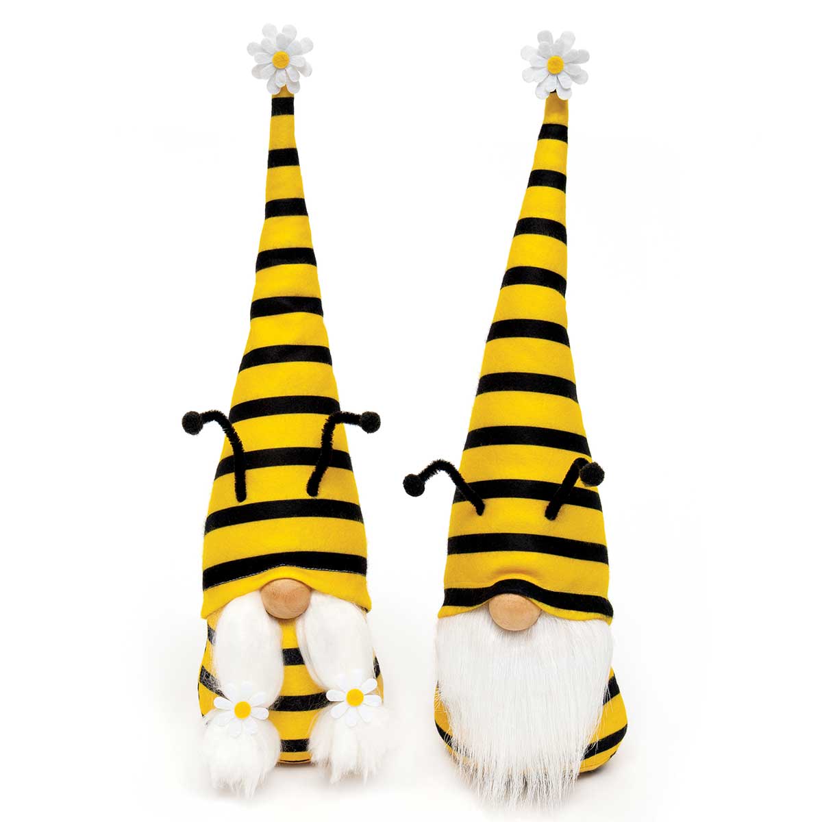 Buzz The Bumble Bee Gnome with stripe Hat LARGE