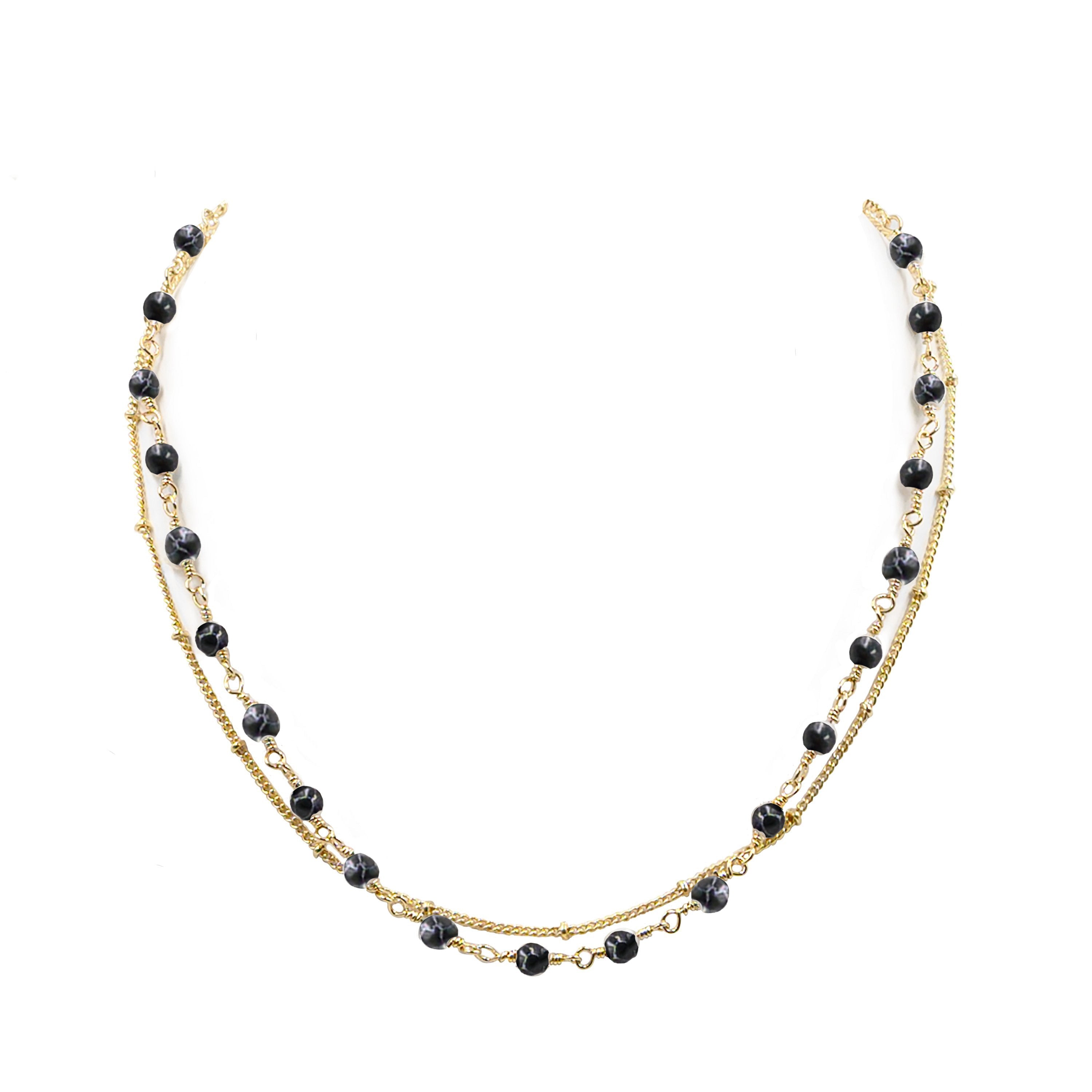Gold STELLA NECKLACE-How Cute is That? Boutique