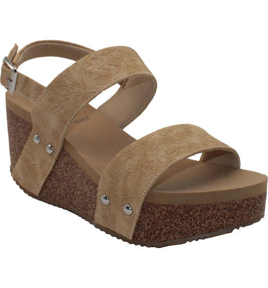 SUMMERLOVE SYNTHETIC UPPER STRAP WEDGE