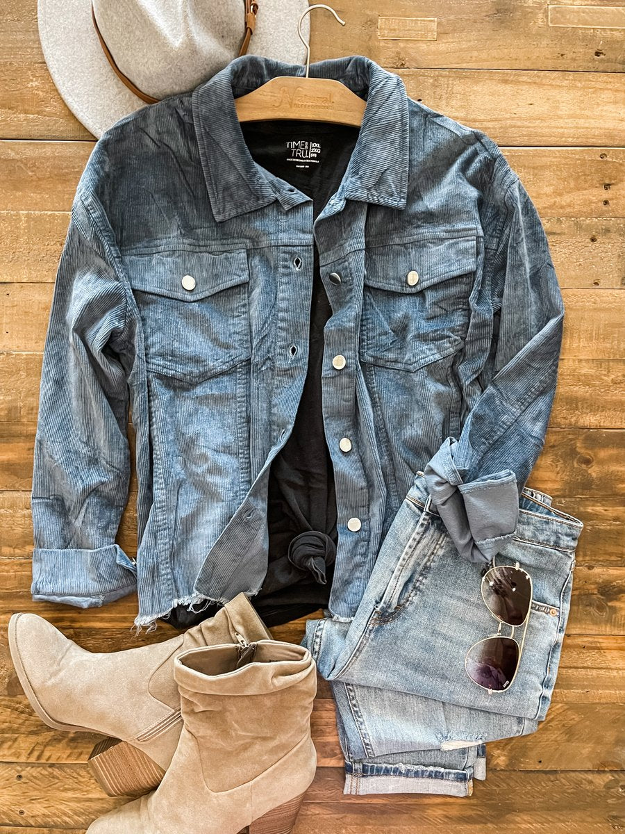 COLBIE CORDUROY SHACKET