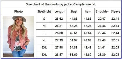 COLBIE CORDUROY SHACKET