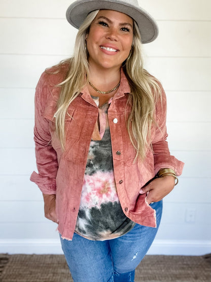 COLBIE CORDUROY SHACKET