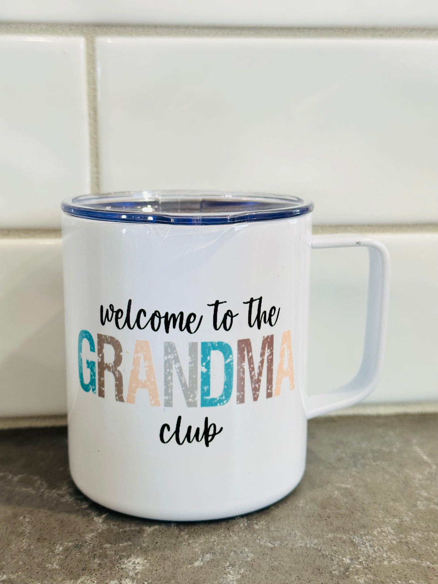 Welcome to the Grandma Club Coffee Mug