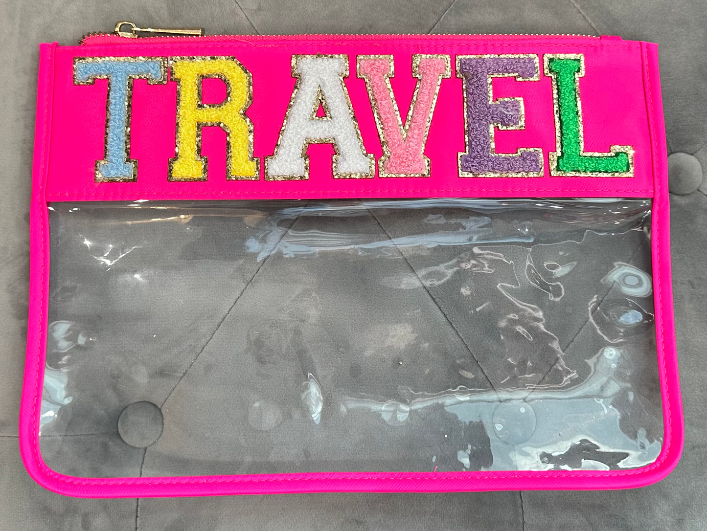 Hot Pink TRAVEL  pouch