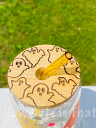 Glow in the Dark Ghost Glass Tumbler-How Cute is That? Boutique