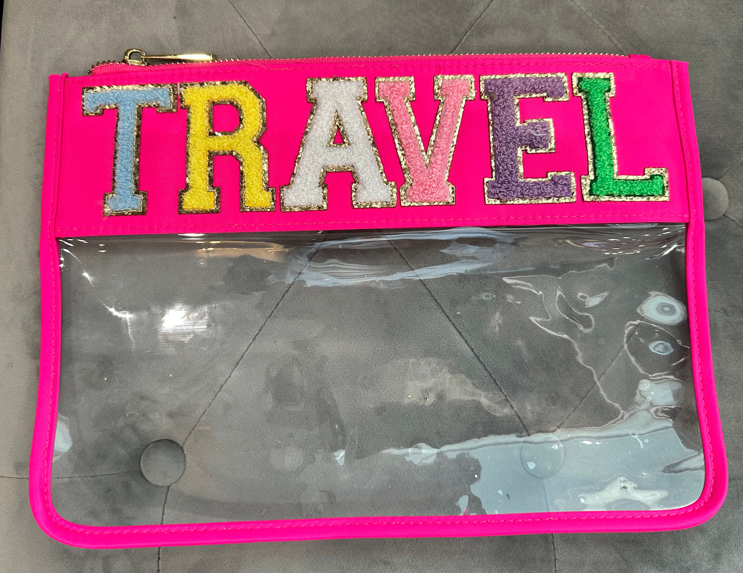 Hot Pink TRAVEL  pouch