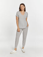 LANELLE TEE- Heather Storm-How Cute is That? Boutique