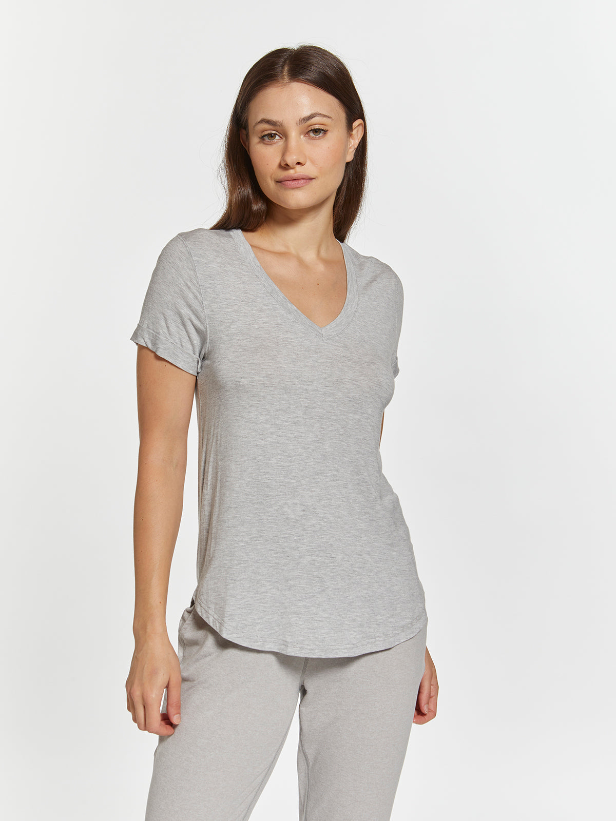 LANELLE TEE- Heather Storm-How Cute is That? Boutique