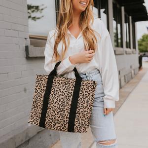 PS LARGE LEOPARD TOTE