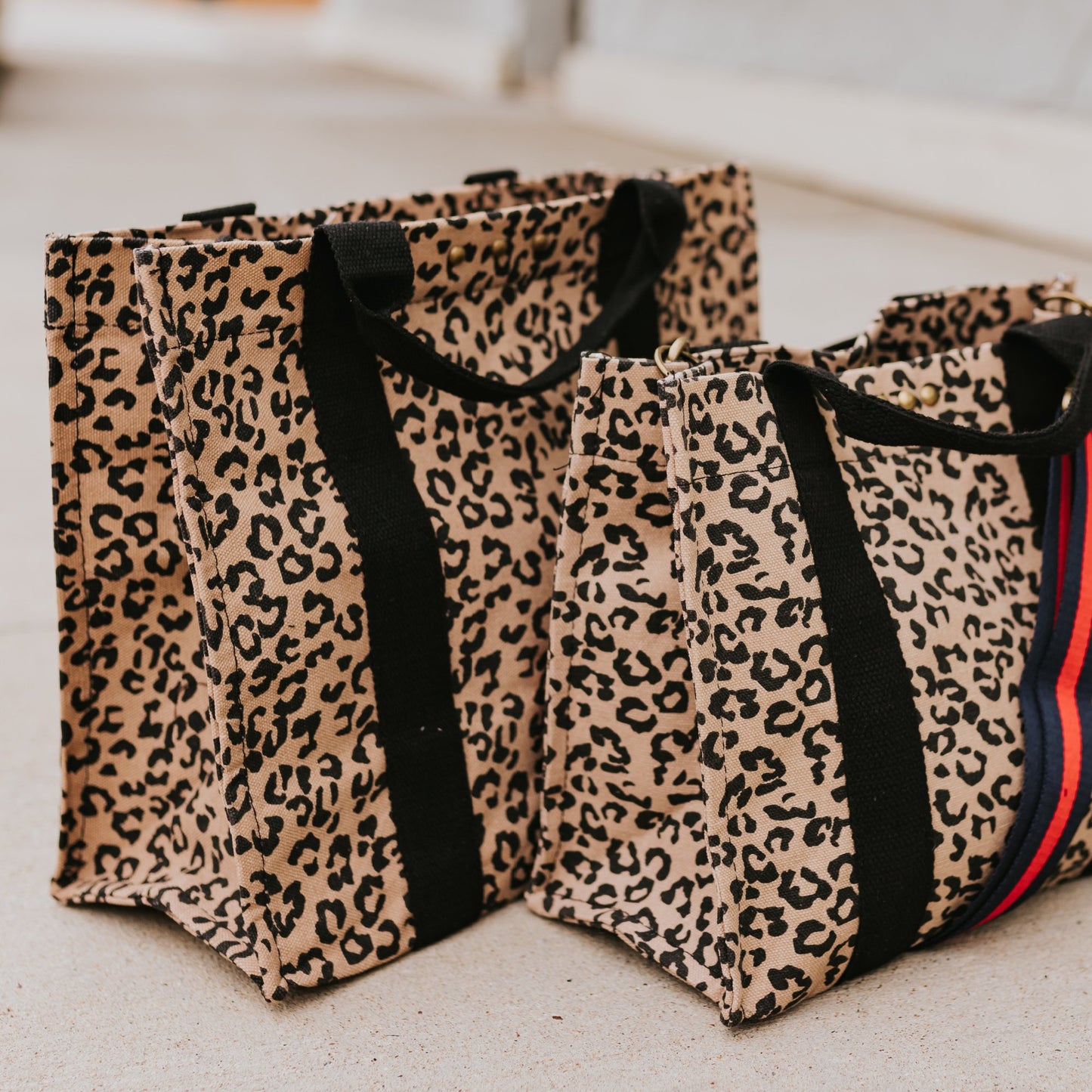 PS LARGE LEOPARD TOTE